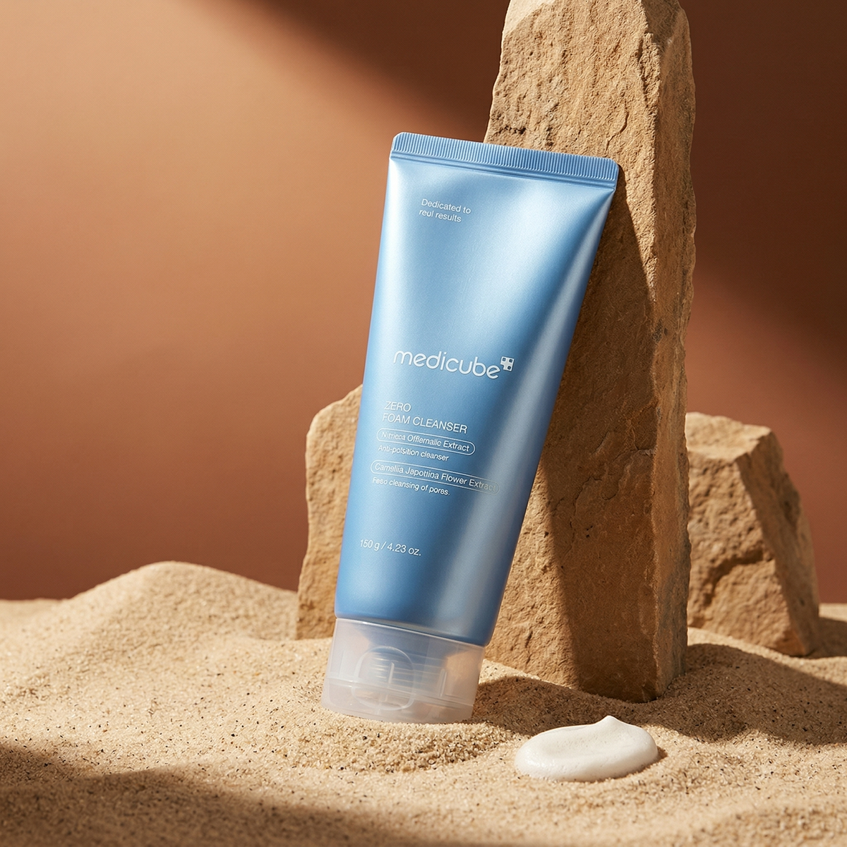 Medicube Zero Foam Cleanser gently purifying pores with natural salicylic acid from wintergreen extract.