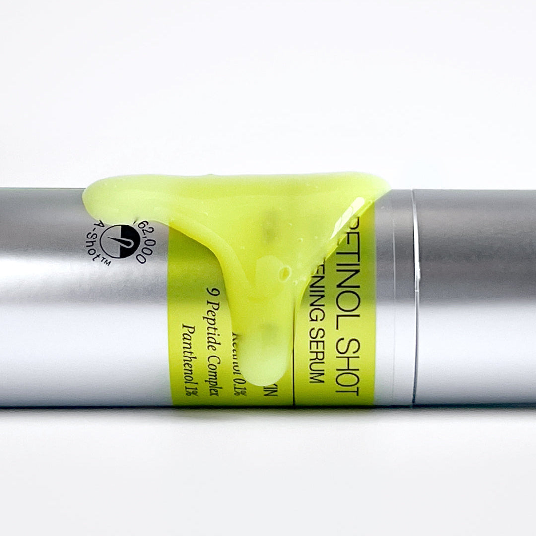 Celimax Vita A Retinol Shot Serum soothing and hydrating the skin with panthenol.