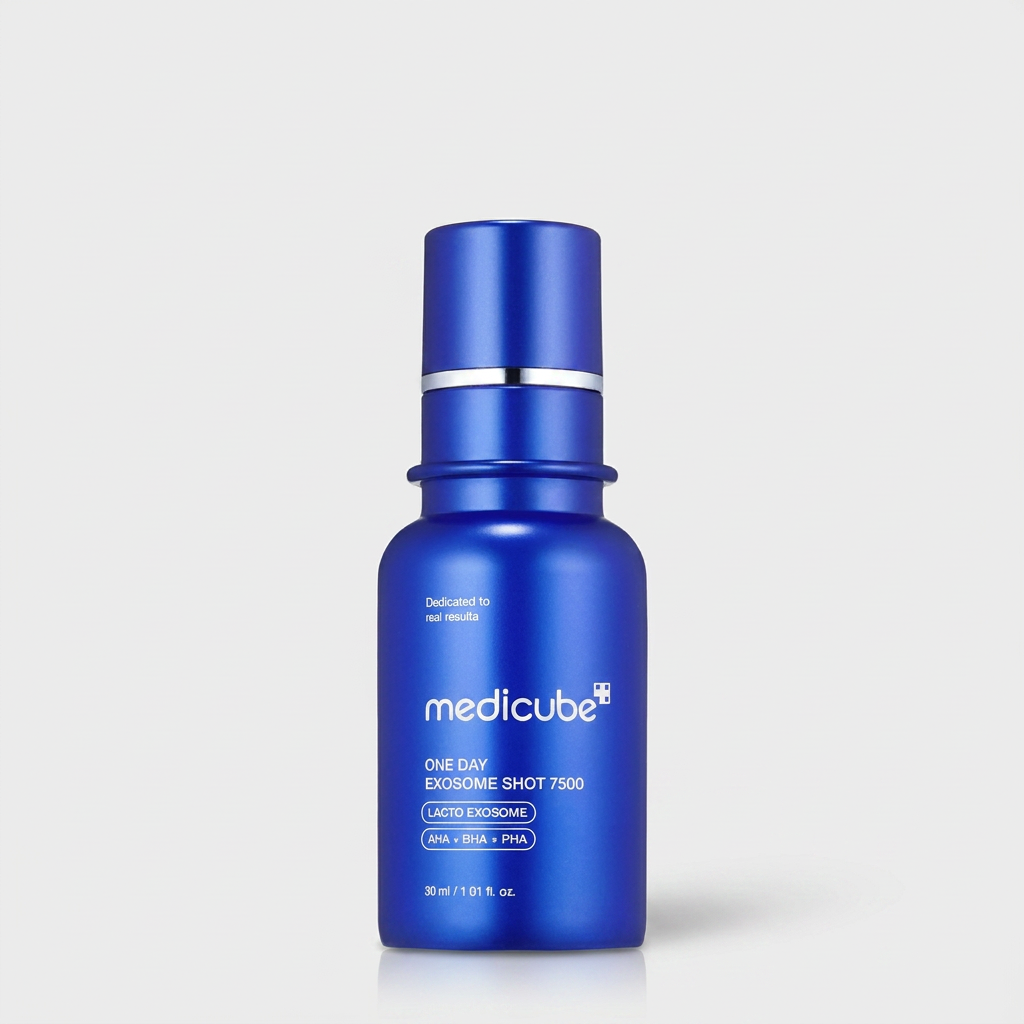Medicube Exosome Shot 7500 Serum minimising the appearance of enlarged pores.
