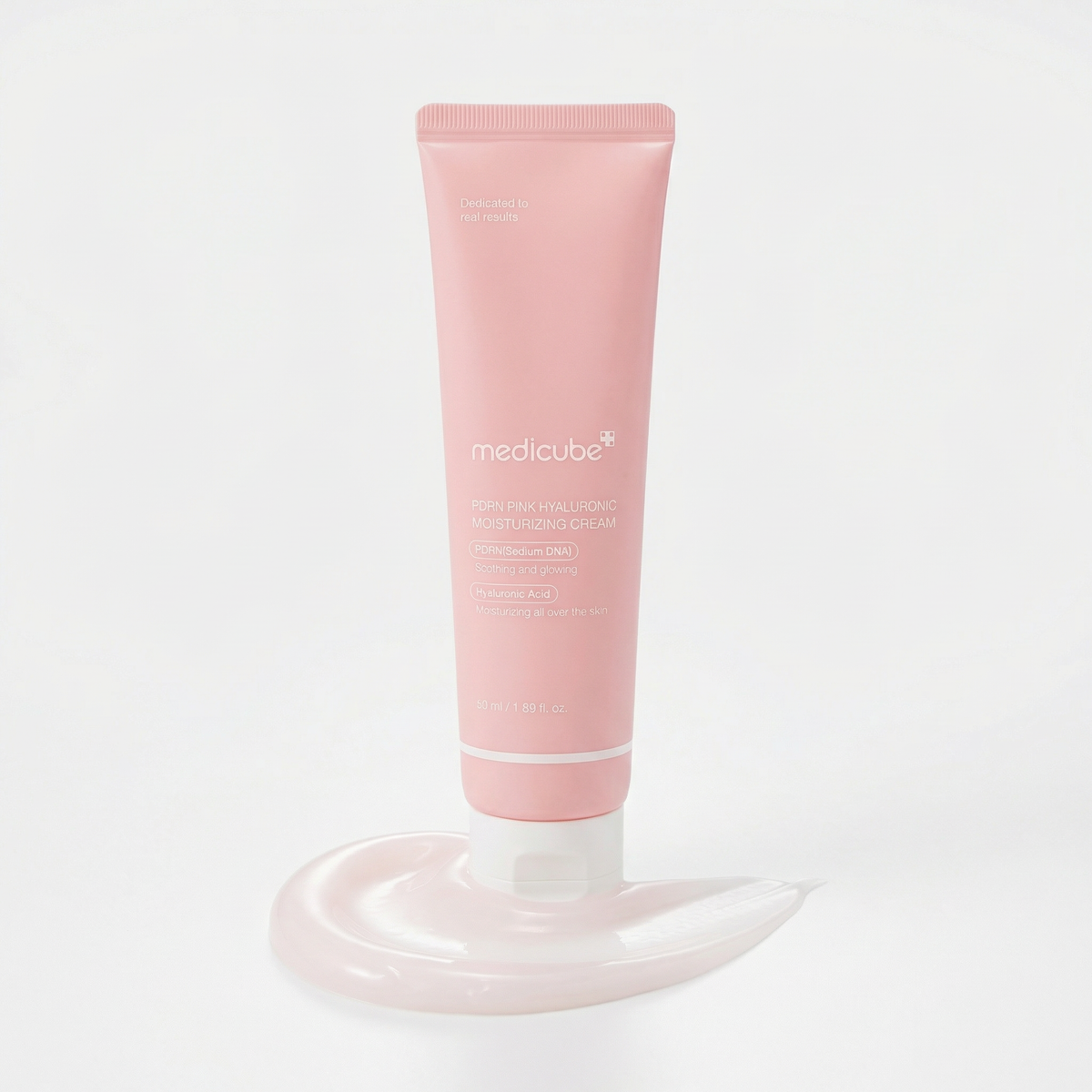 Medicube PDRN Pink Peptide Face Cream improving skin elasticity and overall vitality with daily use.