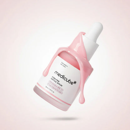 Medicube PDRN Pink Peptide Serum strengthening and restoring the skin barrier.