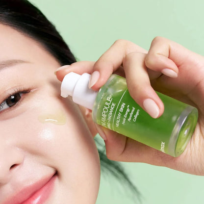 Celimax Noni Energy Ampoule improving uneven skin texture and evening out skin tone.