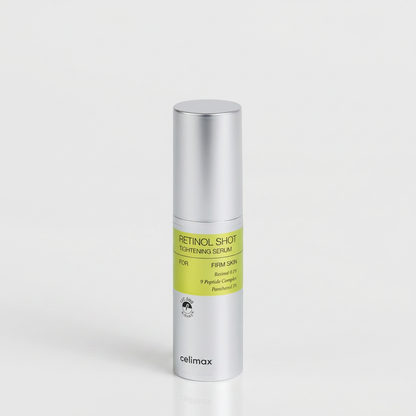 Celimax Vita A Retinol Shot Serum visibly reducing wrinkles and fine lines.