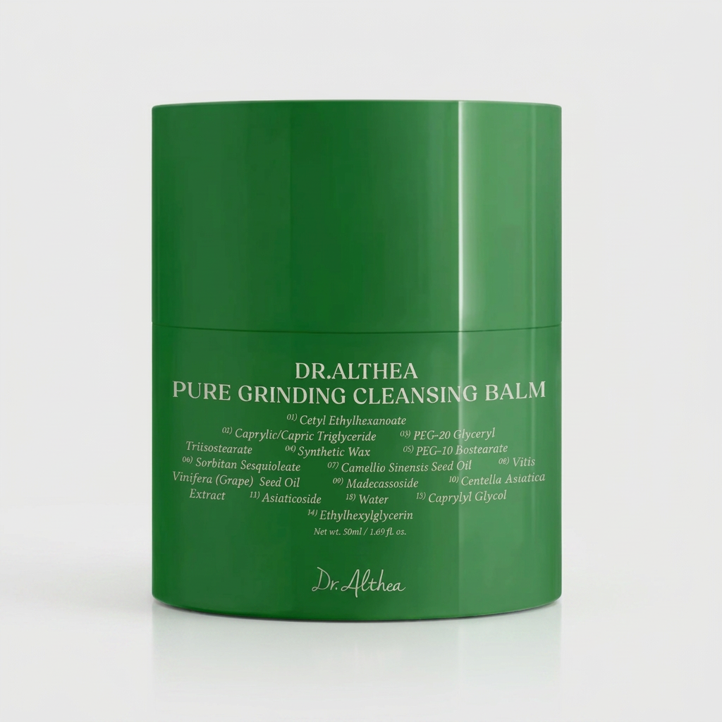 Pure Grinding Cleansing Balm cleansing deeply and gently with a minimal 14-ingredient formula.